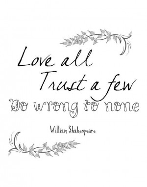 SALE Shakespeare Quote - Digital Download - Quote Print, Quotes Wall ...