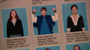 Steve's yearbook photo from his first senior year, in 