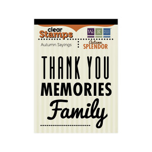 ... - Autumn Splendor Collection - Clear Acrylic Stamps - Autumn Sayings