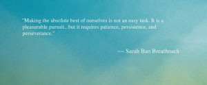 Quote About Caring For Yourself - Sarah Ban Breathnach Quote - Oprah ...