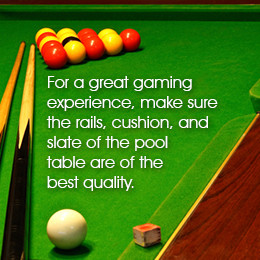 Guidelines for Buying a Pool Table