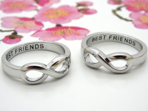 Best Friend Infinity Quotes Infinity ring 