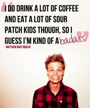... gray gubler aka dr. spencer reid. LOVE him. and this quote haha