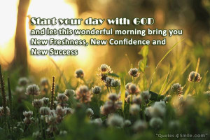 Start Your Day With God