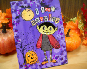 Halloween count dracula costume nau ghty decoration art wooden signs ...