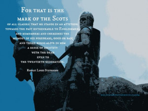 For that is the mark of the Scots of all classes: that he stands in an ...