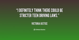 definitely think there could be stricter teen driving laws.”