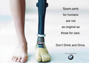 BMW - Don't drink and drive ad campaign.( Source )