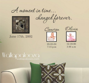 wall quotes moments in time scrapbooking in these moments time stood ...
