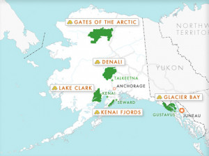 Map of Alaska National and State Parks