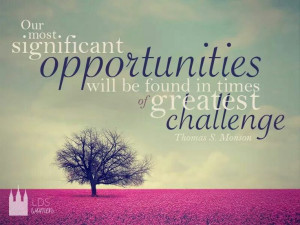 Challenges = opportunities