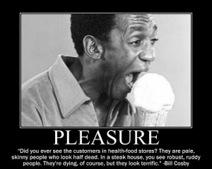 Bill Cosby quote on motivational poster