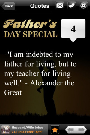 Special Father's Day Quotes iPhone App & Review