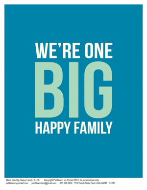 Happy Family Images Quotes Family quotes: we're one big