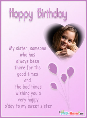 Happy Birthday Wishes for Sister Quotes