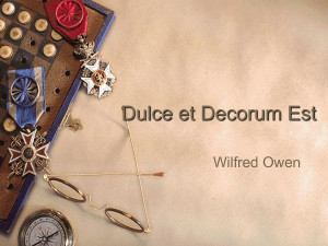 Dulce Decorum Est Powerpoint