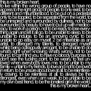 broken heart, brokenheart, hurt, life, love, quote, text, thought