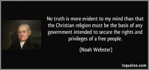 More Noah Webster Quotes