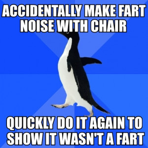 funny true fact based on a true story accidentally make fart noise ...
