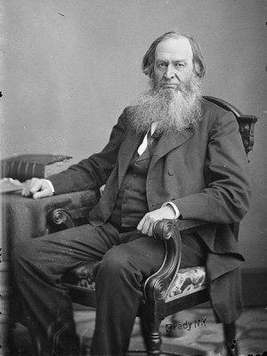 Gerrit Smith, between 1855 and 1865. Photo by Mathew Brady. Public ...