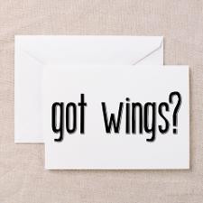 Chicken Wing Greeting Cards