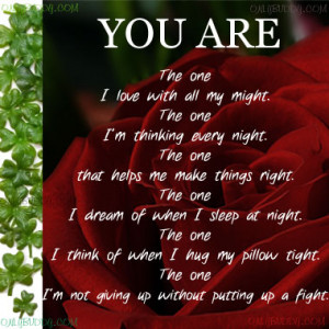 You are love poem