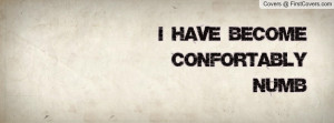 Have Become Confortably Numb Profile Facebook Covers