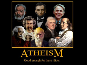 Gallery Motivators Motivator - Atheism for Idiots