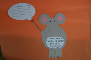 You can download the speech bubble and Horton quote here.