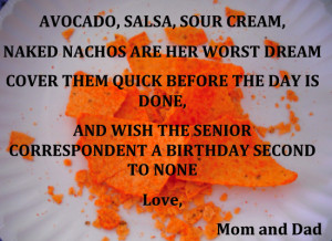 ... special wish from someone special. Her mom. Happy Birthday Rachel