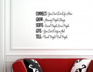 ... Grow - Vinyl wall decals quotes sayings words On Wall Decal Sticker