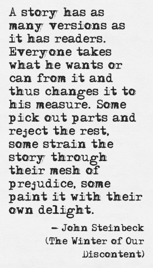 The Winter of Our Discontent - John Steinbeck #story