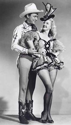 Roy with Dale in a dancing costume :) More