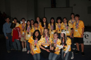 ... as a team in this past weekend s norcal science olympiad competition
