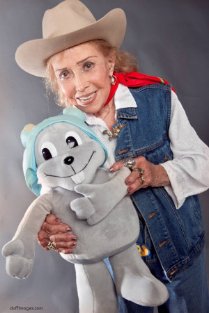 June Foray is the voice behind many famous animated characters