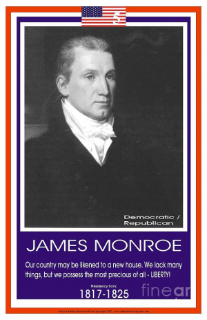 President James Monroe Photograph