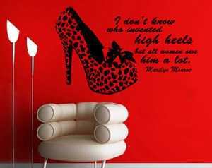 high heel quote on Etsy, a global handmade and vintage marketplace.