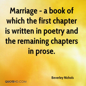 Beverley Nichols Marriage Quotes