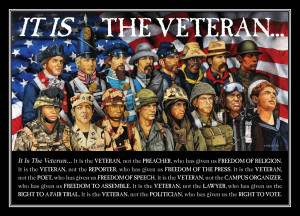 ... veterans with a Veterans Day Special on Tuesday, November 13, 2012