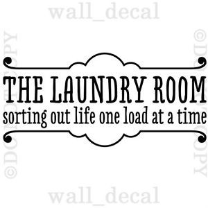 ... Laundry-Room-Sorting-Out-Life-Vinyl-Wall-Decal-Sticker-Lettering-Quote