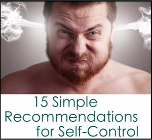 Self Control Emotional self-control is