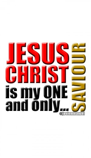 Christ alone!