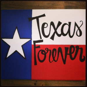 Texas Forever Canvas by bkrafty designs on Etsy