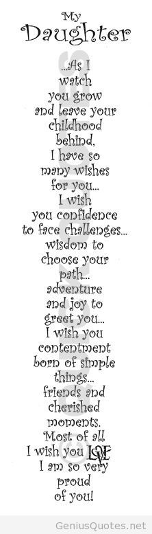 Best daughter quotes..in the world