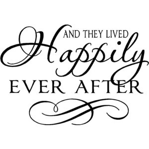 Wall Quote And They Lived Happily Ever After Wall Quote