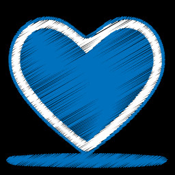 blue heart icon