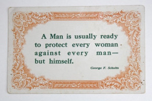 ... Vintage Postcard- Wisdom Quote by George F Schultz-. $3.50, via Etsy