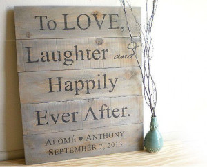 Custom Wedding Signs - Rustic Barn Wood Pallet - Country Farm Outdoor ...