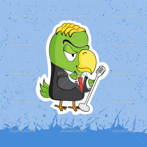 Funny cartoon characters - Stock Illustration