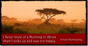 Ernest Hemingway Quotes About Africa